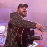 Luke Combs performs at Boston Calling.