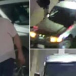 Boston police are seeking a suspect caught on video smashing a car's windows with a hatchet in a road rage incident.
