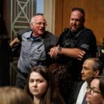 Ben Cohen is detained by U.S. Capitol Police.