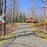 The Caboose Camp at 136 Calvin Gray Road, Madrid Township.