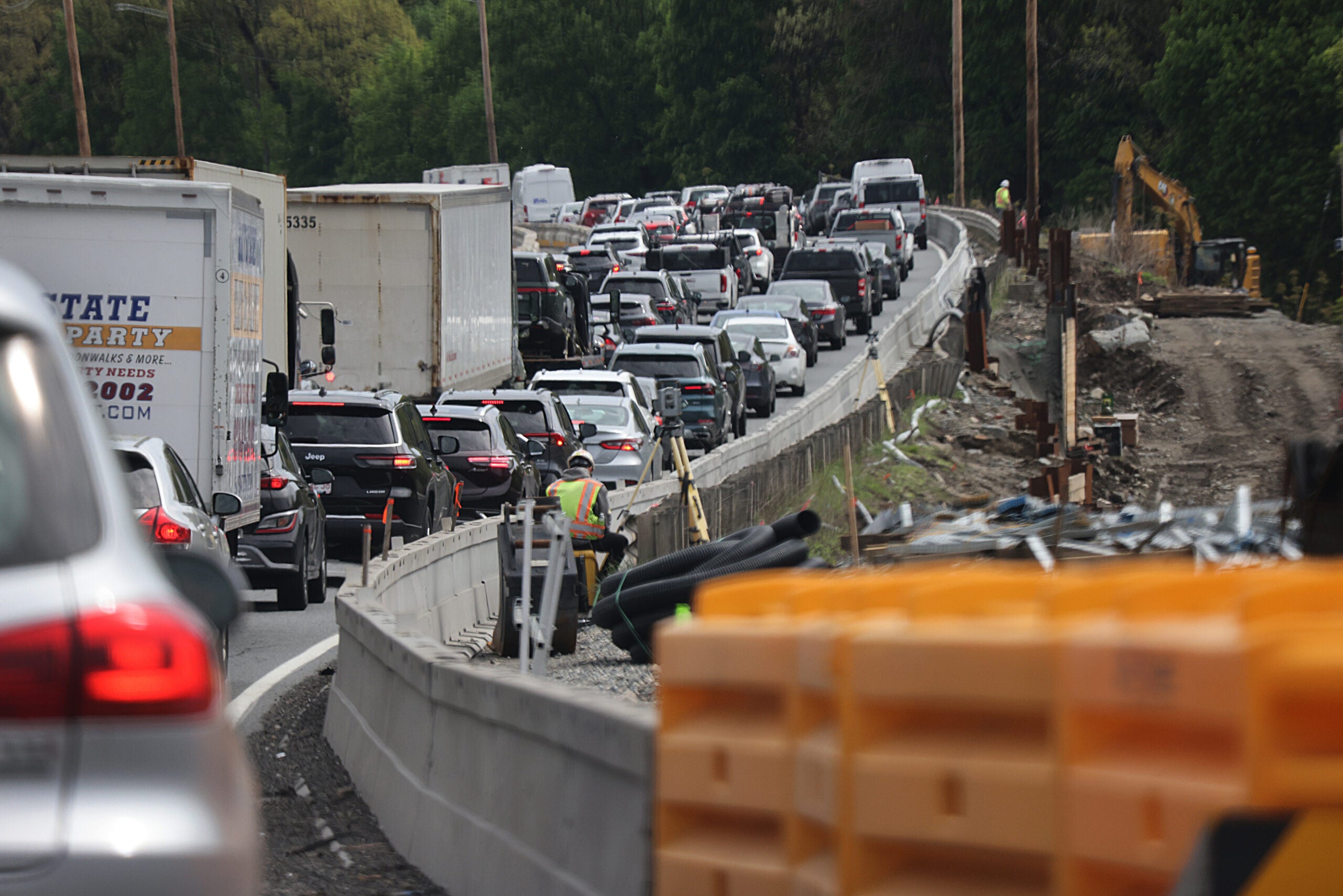 Mass. Pike drivers should expect 'major delays' due to bridge