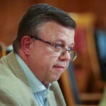 Cambridge City Councilor Paul Toner is among the 14 men who pleaded not guilty Friday to buying sex in a brothel ring.