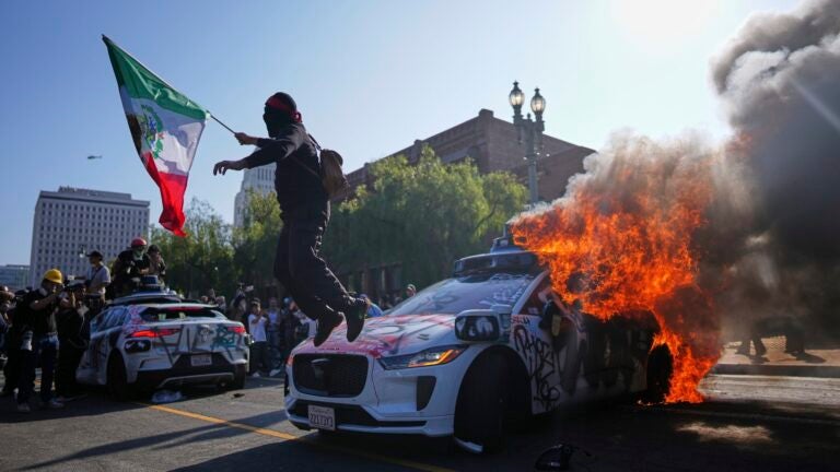Protests intensify in L.A. after Trump deploys Guard troops Protests intensify in L.A. after Trump deploys Guard troops