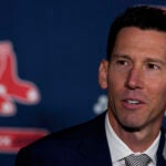 Boston Red Sox chief baseball officer Craig Breslow during a press availability at Fenway Park, Thursday, Nov. 2, 2023, in Boston.
