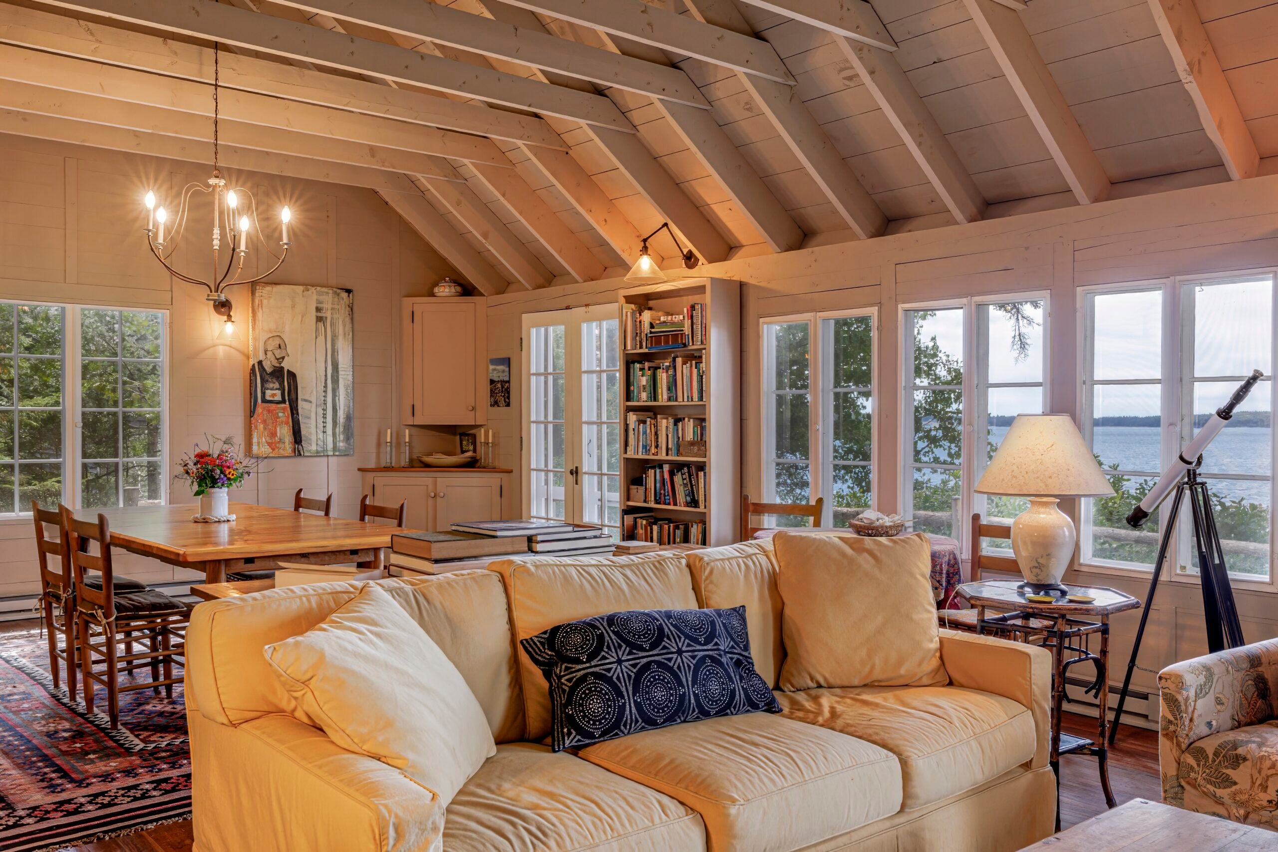 Another view of the living space.