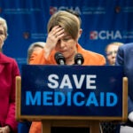 Massachusetts Governor Maura Healey speaks during a visit to the Cambridge Health Alliance Revere Care Center on Tuesday, May 27.