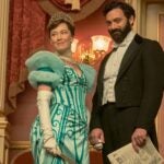 Carrie Coon and Morgan Spector in "The Gilded Age."