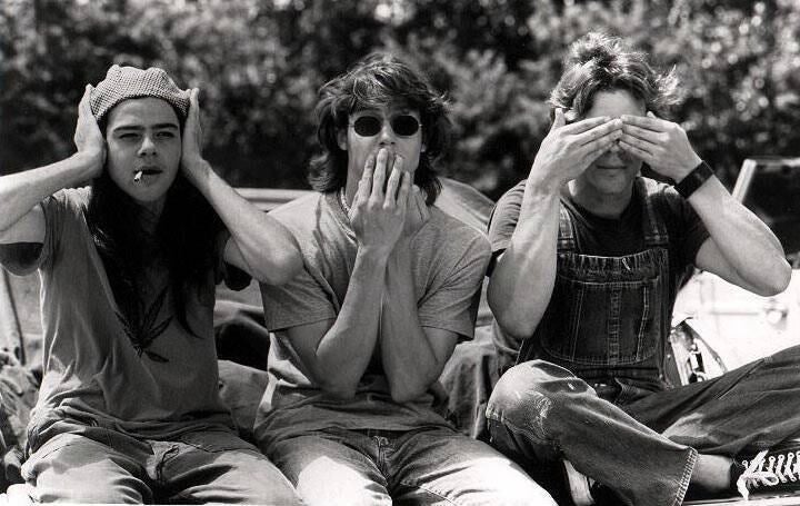 Rory Cochrane, Jason London, and Saha Jenson in "Dazed and Confused."