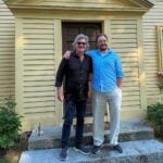 Actor Kurt Russell and his son Boston Russell visited the Jason Russell House and Museum on Friday, July 4, 2025. Kurt Russell is eight generations removed from his Revolutionary War ancestor, Jason Russell, who built the house in Arlington, which was the site of the bloodiest battle of the first day of America's war for independence on April 19, 1775. Jason Russell, at least 11 fellow colonials and two enemy soldiers were killed there during Battle of Lexington, Concord and Menotomy as fighting intensified in Menotomy (present-day Arlington) as the British Regulars made their retreat back to Boston. According to legend, the actor’s forefather shot down and bayoneted on his own doorstep.