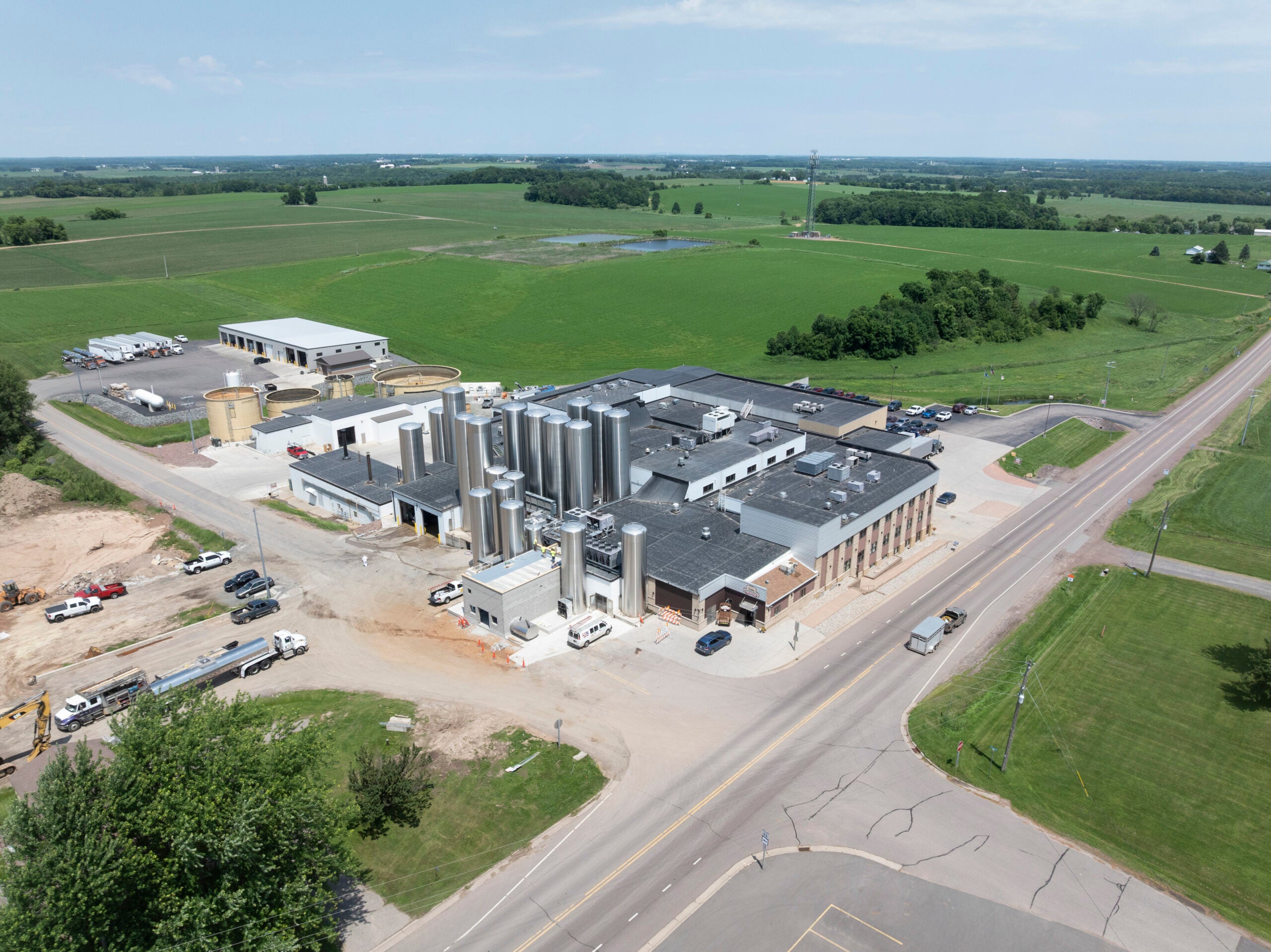 Protein -- Nasonville Dairy, which was founded in 1885, produces about 150,000 pounds of cheese a day.