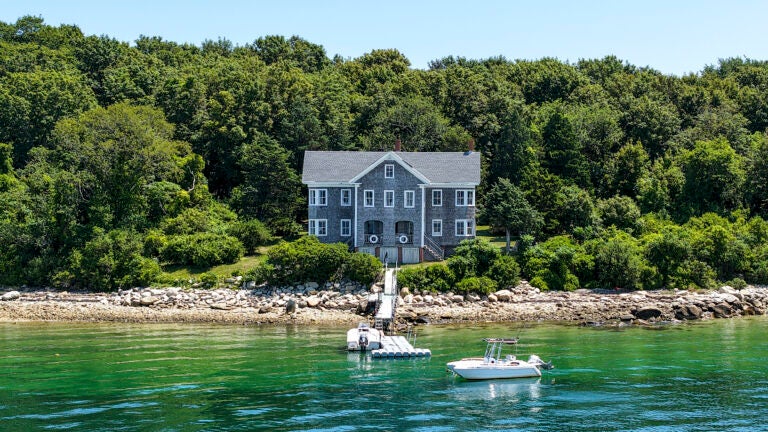 A view of 1 Clarks Island, Plymouth.