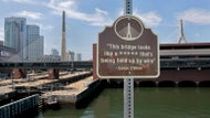Mysterious sign compares Zakim Bridge to NSFW body part