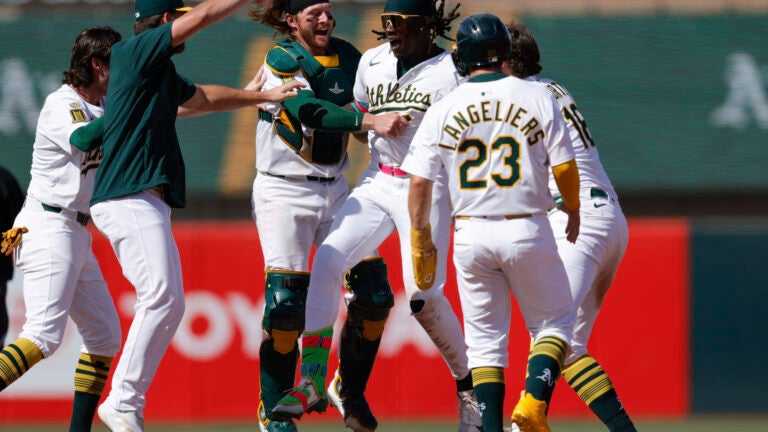 Red Sox Fall To A s 5 4 Chapman s Hitless Streak Ends Red Sox Fall To A s 5 4 Chapman s Hitless Streak Ends