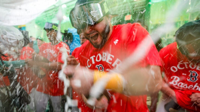 Red Sox rally 3 runs down to walk off Tigers, secure playoff spot