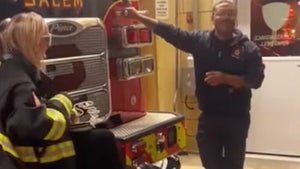 Salem firefighter goes viral for signing Mario's 'Let Me Love You'