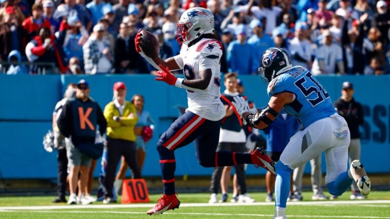 Mike Vrabel calls out Rhamondre Stevenson for how he ran into end zone on touchdown run vs. Titans