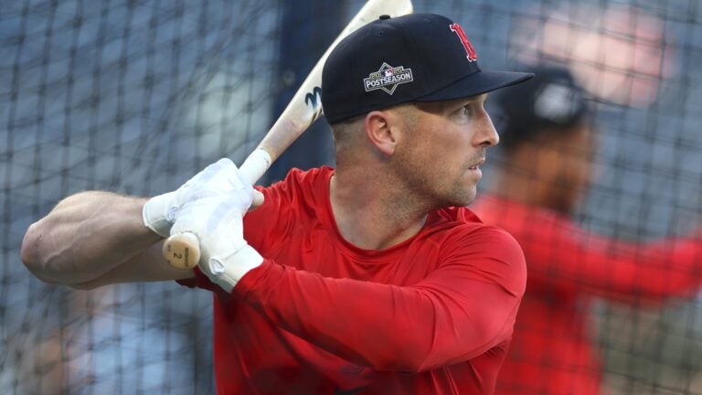 NEW YORK, NEW YORK - OCTOBER 01: Alex Bregman #2 of the Boston Red Sox takes batting practice prior to game two of the American League Wild Card Series against the New York Yankees at Yankee Stadium on October 01, 2025 in the Bronx borough of New York City.