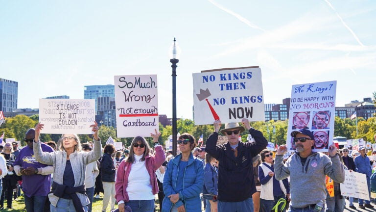 'No Kings' protest in Boston: What protesters said and why they showed up