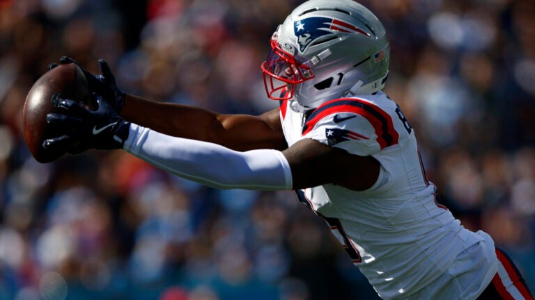 Kayshon Boutte Patriots Titans Lazy Defenders