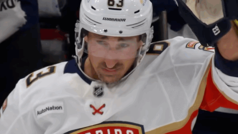 Brad Marchand was emotional as he received an extended ovation from the TD Garden crowd.