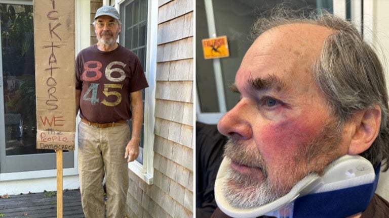 Arlington man arrested, allegedly punched 77-year-old 'No Kings' protester in the face in Hyannis