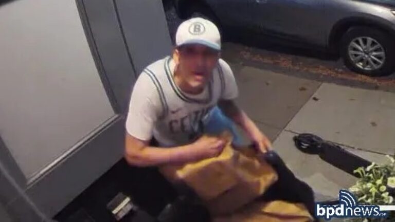 Most Boston-looking guy ever sought in alleged theft of Amazon packages in Charlestown