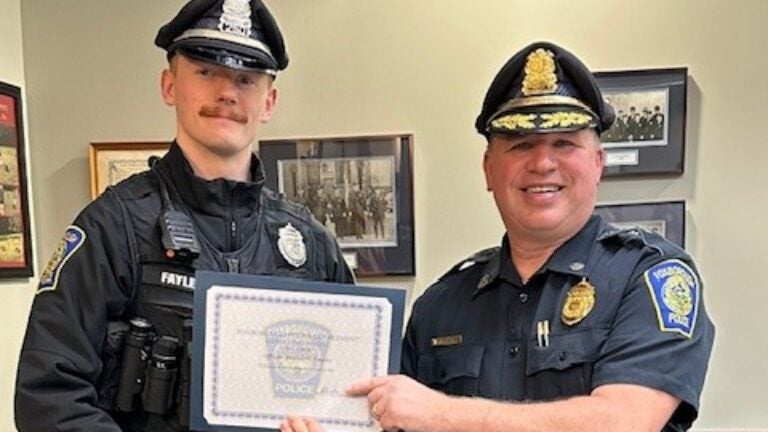 Foxborough cop hailed as hero as body cam video of dramatic rescue released