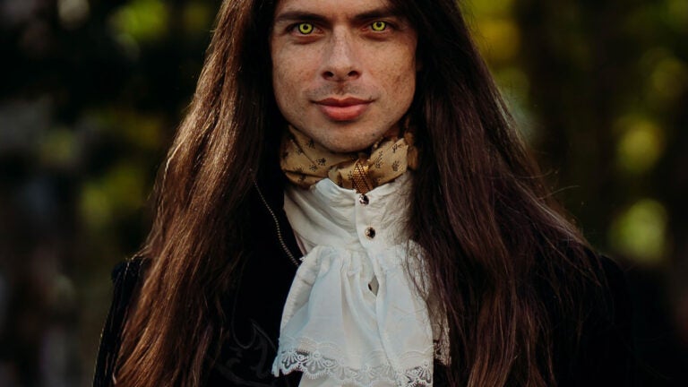 Meet the vampire who went viral during a visit to Salem