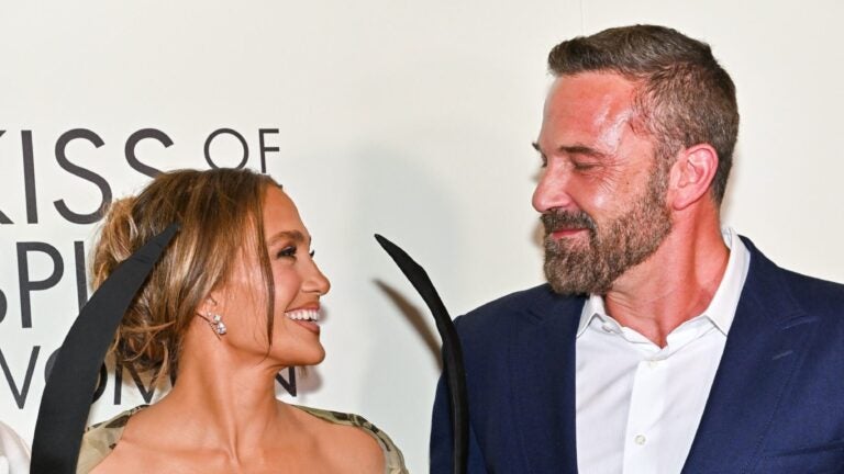 Jennifer Lopez and Ben Affleck attend the special screening of "Kiss of the Spider Woman" in New York.