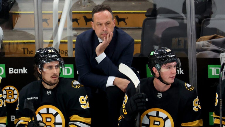 Marco Sturm doesn't want to talk about silver linings after Bruins fall to Vegas