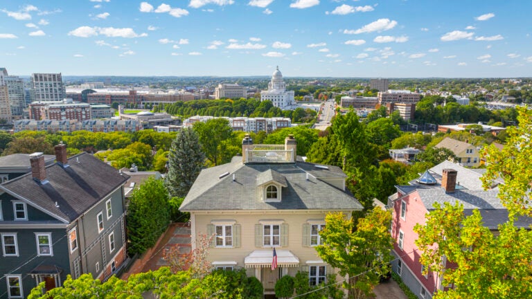 This historic house in the heart of Providence has an unexpected 1980s interior