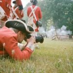 Cinematographer Buddy Squires shoots on-location at Monmouth Battlefield State Park.