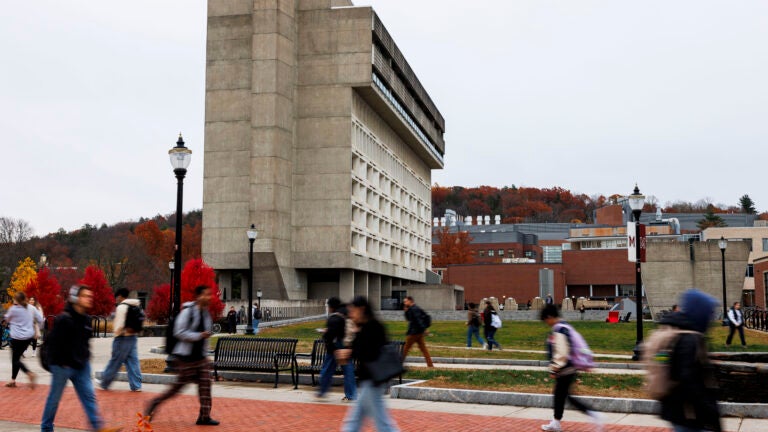 Graduates from UMass Amherst, seen here earlier this month, were among the highest median earners.