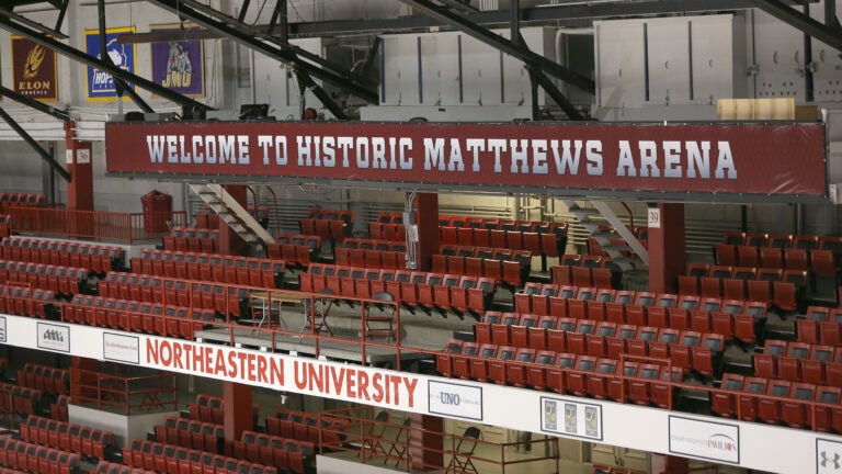 Want a piece of Matthews Arena? Northeastern is selling bricks and seats online.