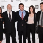 Honoree Rob Reiner, second left, poses with his wife Michele, left, and children Jake, center, Romy, and Nick at the 41st annual Chaplin Award Gala at Avery Fisher Hall, April 28, 2014, in New York.