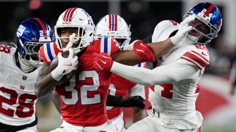 Patriots' TreVeyon Henderson named NFL's Offensive Rookie of the Month