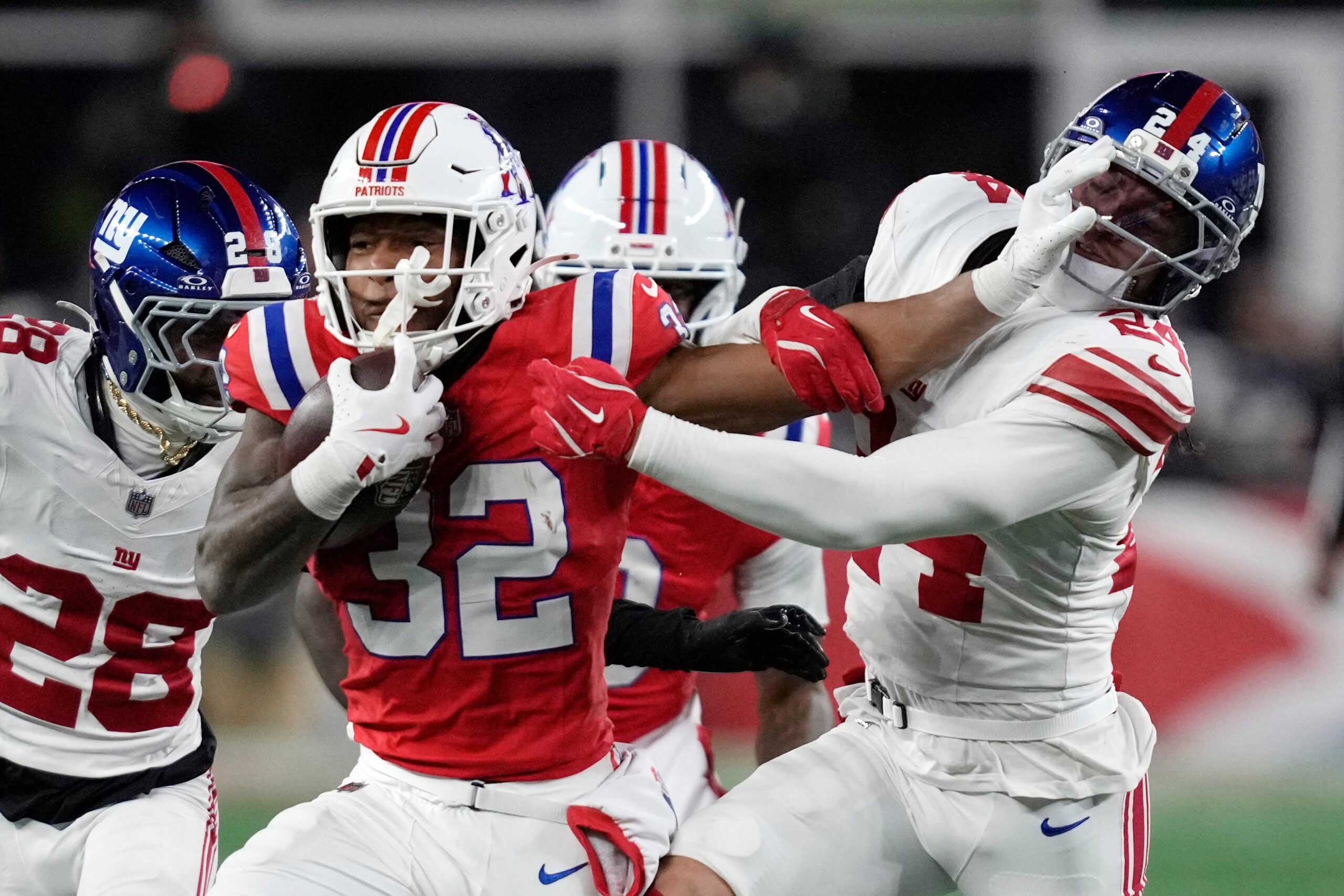 TreVeyon Henderson named NFL offensive rookie of the month