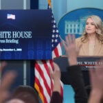 White House press secretary Karoline Leavitt.