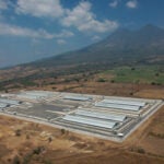 A mega-prison known as Detention Center Against Terrorism (CECOT) stands in Tecoluca, El Salvador.