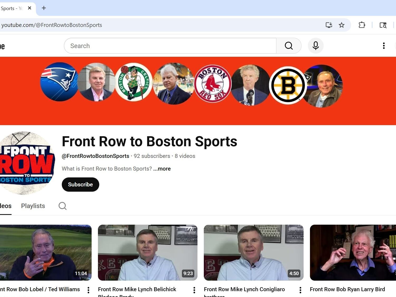 boston.com - Chad Finn - Boston sports anecdotes aplenty feature on new YouTube channel
