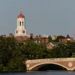 The Harvard University campus in Cambridge, Mass.