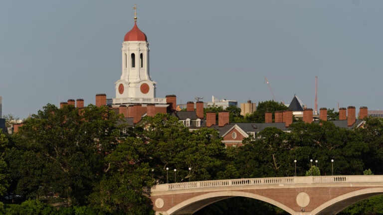 The Harvard University campus in Cambridge, Mass.