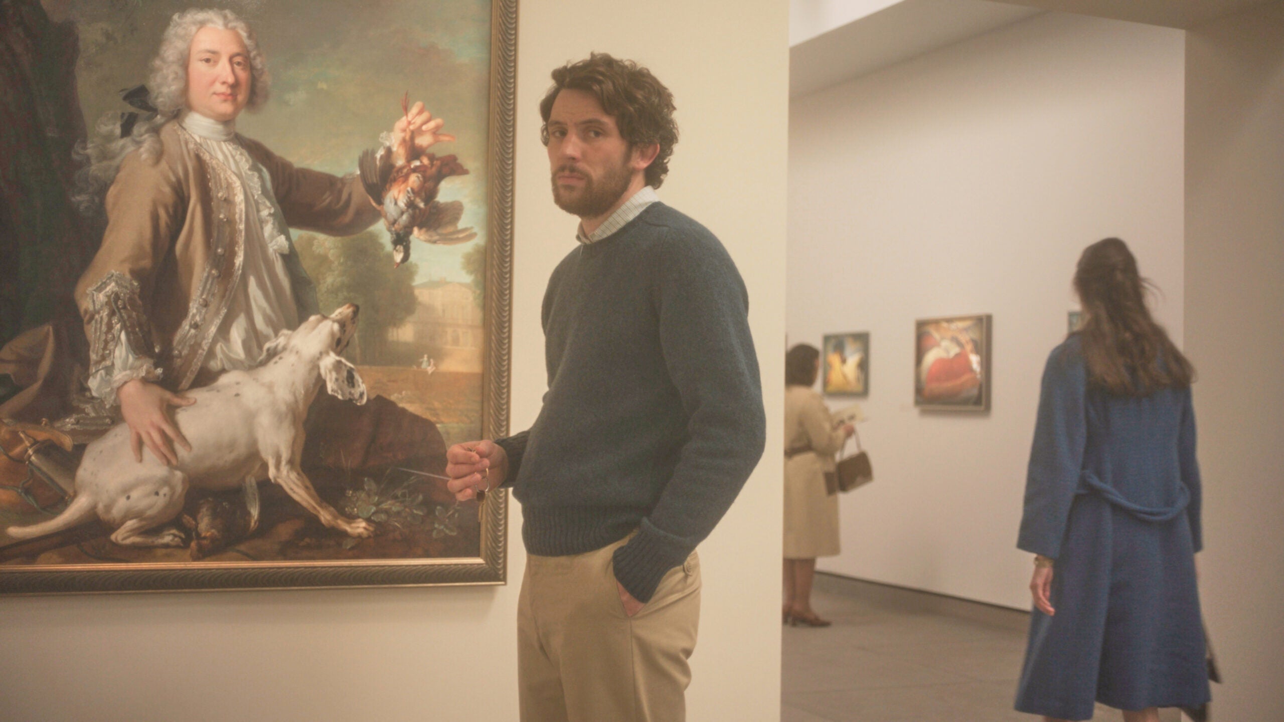 Josh O'Connor in a scene from "The Mastermind."