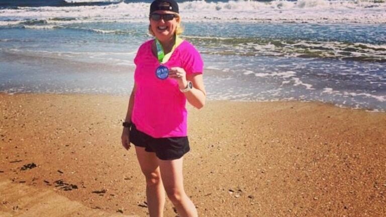 After saving a man’s life, she’s running Boston to support the Red Cross