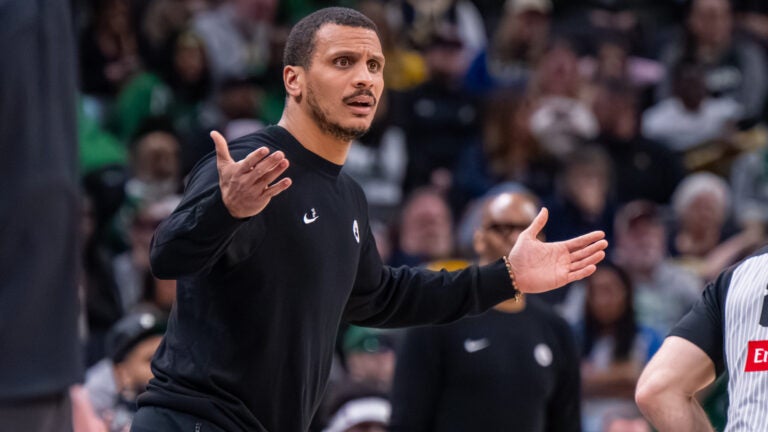 Joe Mazzulla repeated the same two words for an entire press conference after Celtics' loss
