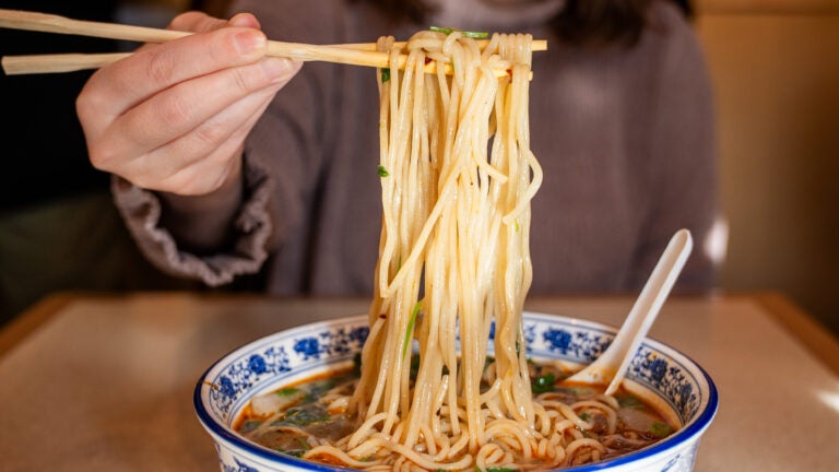 Lanzhou noodle soup from Chili Square.