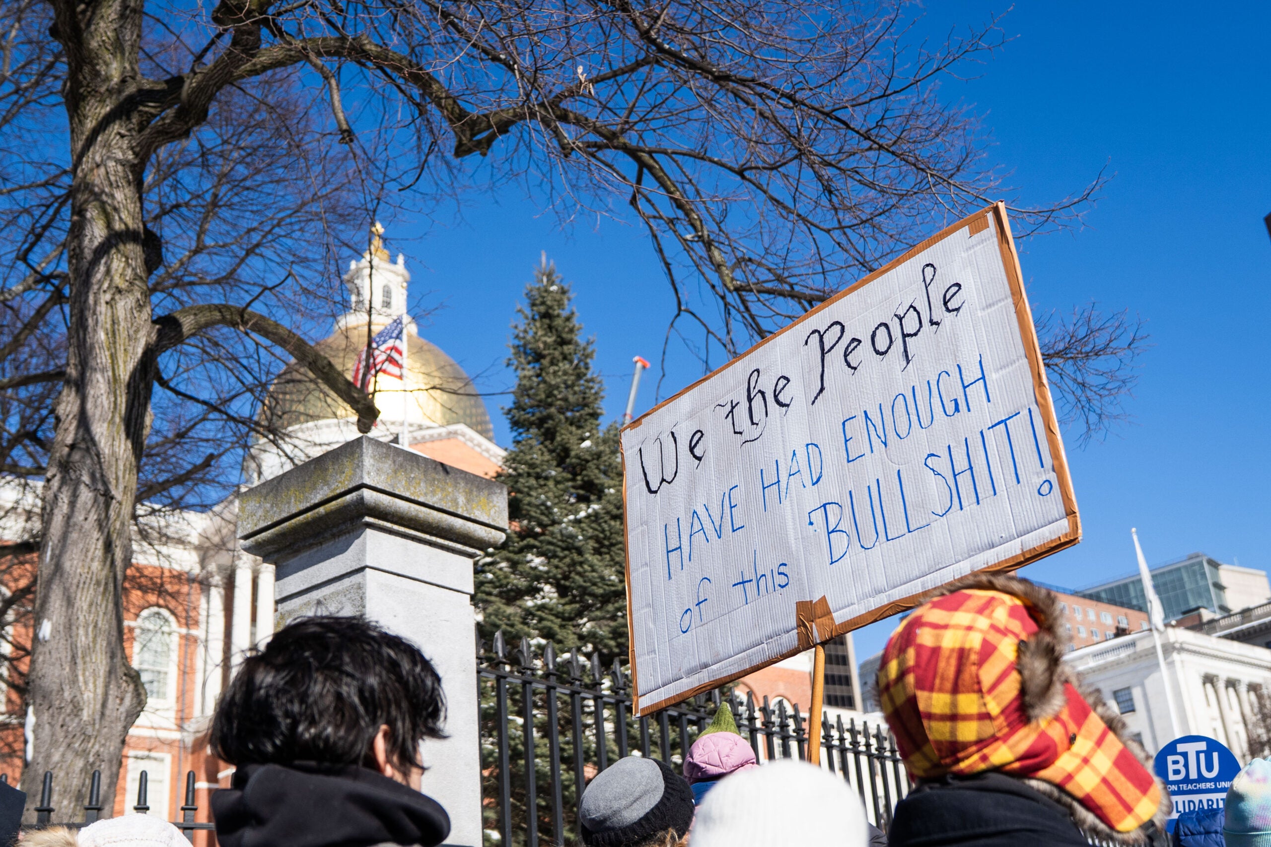 Photos from Boston’s ‘ICE Out Everywhere’ protest插图7 Photos from Boston’s ‘ICE Out Everywhere’ protest插图7