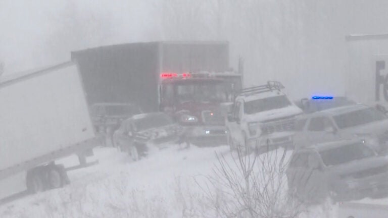 100 vehicles pile up in Michigan crash as snowstorm moves across the country