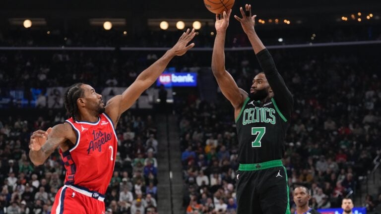 Jaylen Brown torches Clippers for 50 points in Saturday night blowout