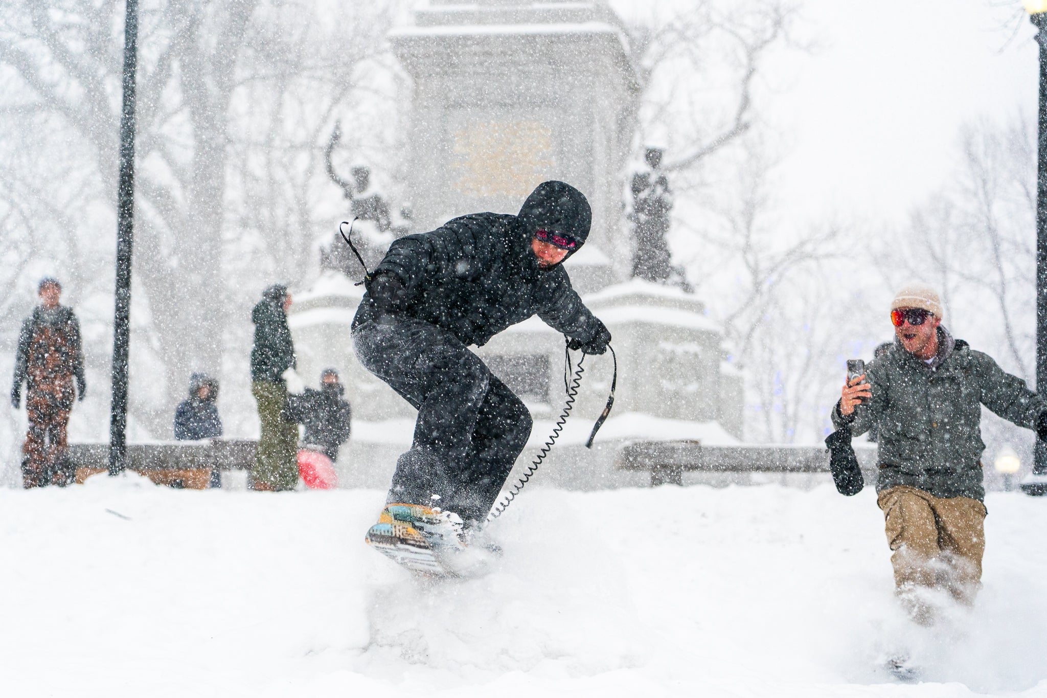 Photos: Scenes from the snowstorm striking Massachusetts